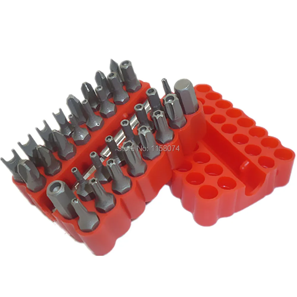 33pc. Security Screwdriver Bit Set