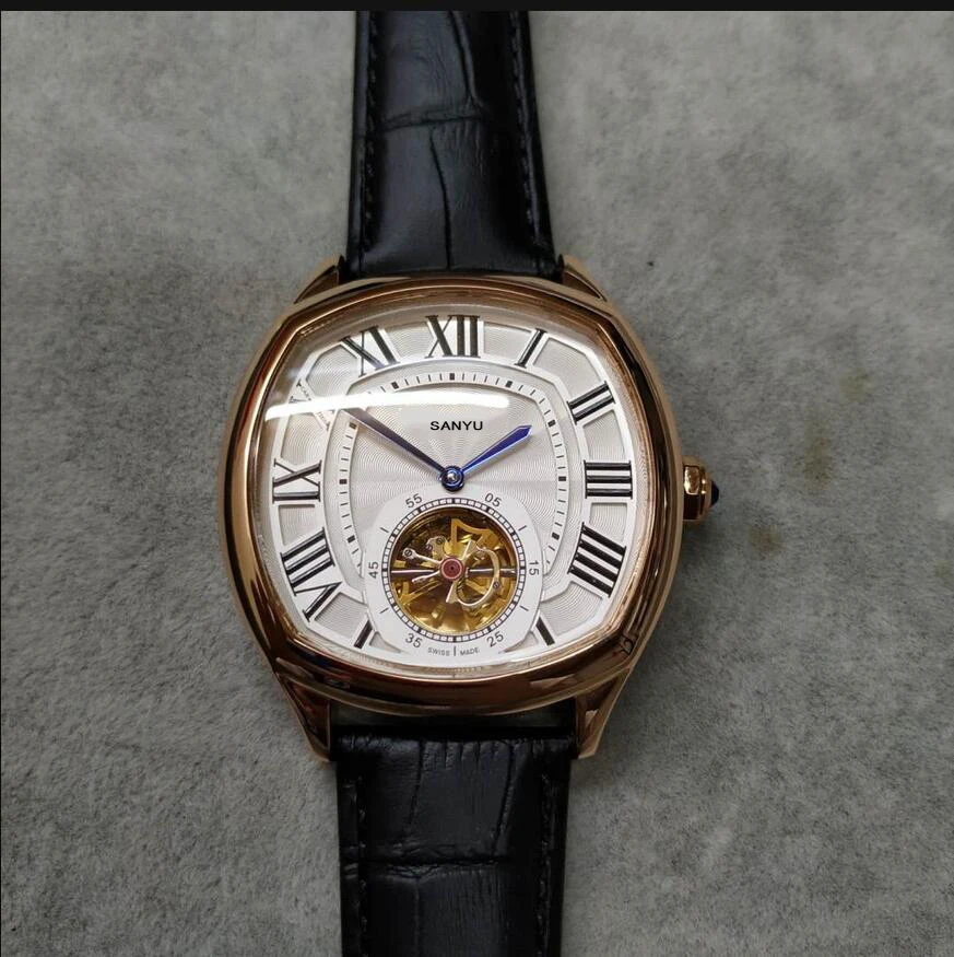 

Master II Royal Aaaa Gentleman 18K Automatic Machine Bottom-through Caliber Prince Gentleman Belt Presidential Watch