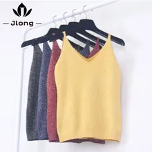 Женский летний эластичный тонкий жилет без рукавов на бретельках, повседневные женские топы, Roupas Femininas Ts-004