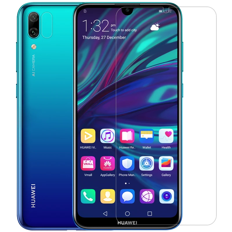 Стекло для Huawei Enjoy 9 стекло Nillkin 9H + Pro 2.5D Закаленное Защита экрана ультратонкое