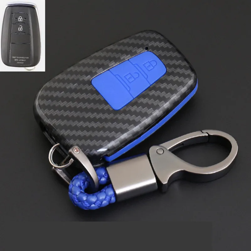 New-ABS-Carbon-Fiber-Shell-Silicone-Cover-Remote-Key-Holder-Fob-Case-KeyChain-For-Toyota-Camry.jpg_640x640 (1)