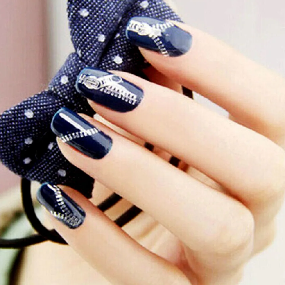 3D Gold Nail Stickers Water Decals Minx All for Nail Art Accessories