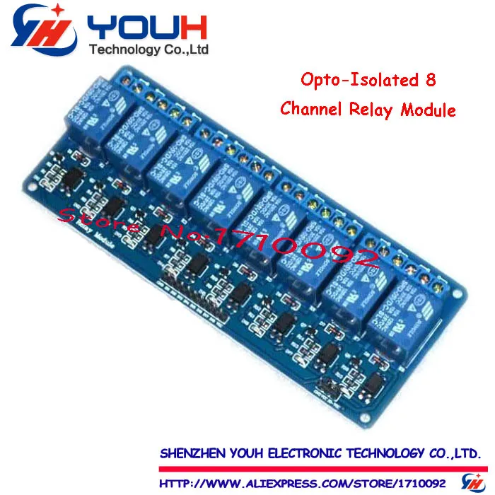 8 channel Opto Isolated Relay Board 8 channel relay ...