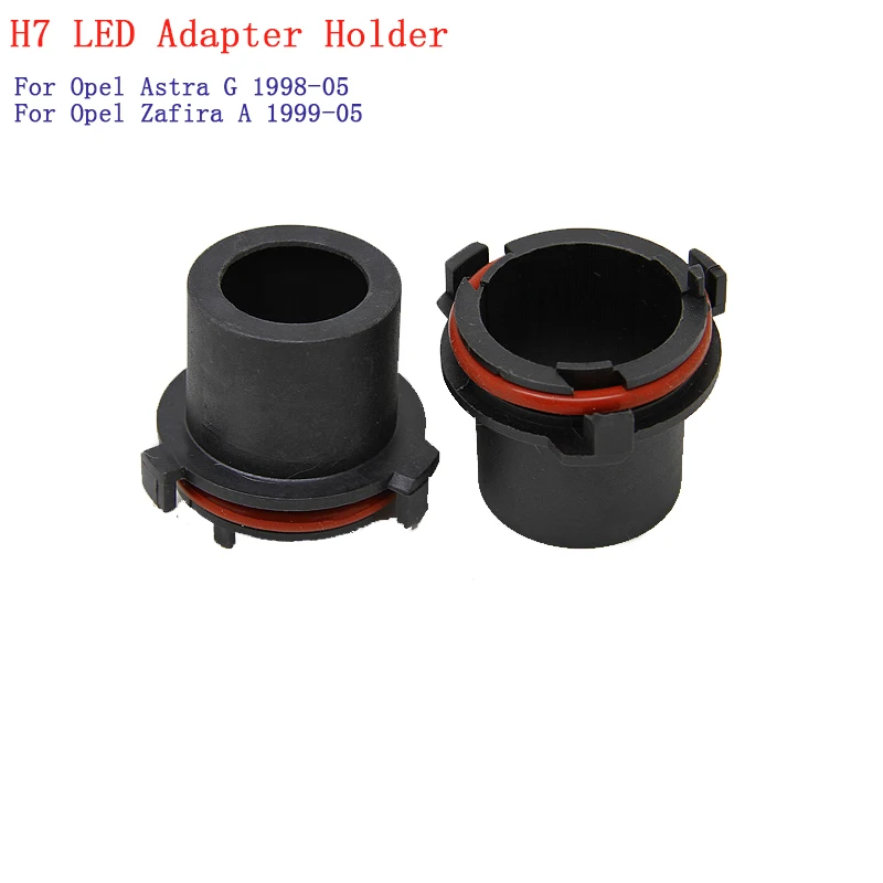 

H7 HID LED Xenon Bulb Adapter Holder Base Conversion Convert Spacer For Vauxhall Opel Astra MK4 G Corsa C Zafira A