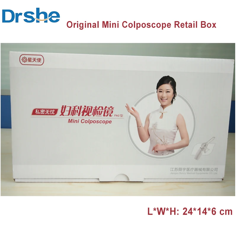 

Original Retail Box for Mini Colposcope FA2 Portable Digital Video Electronic 3000000 Pixels Camera Endoscope Gynecology SEYES