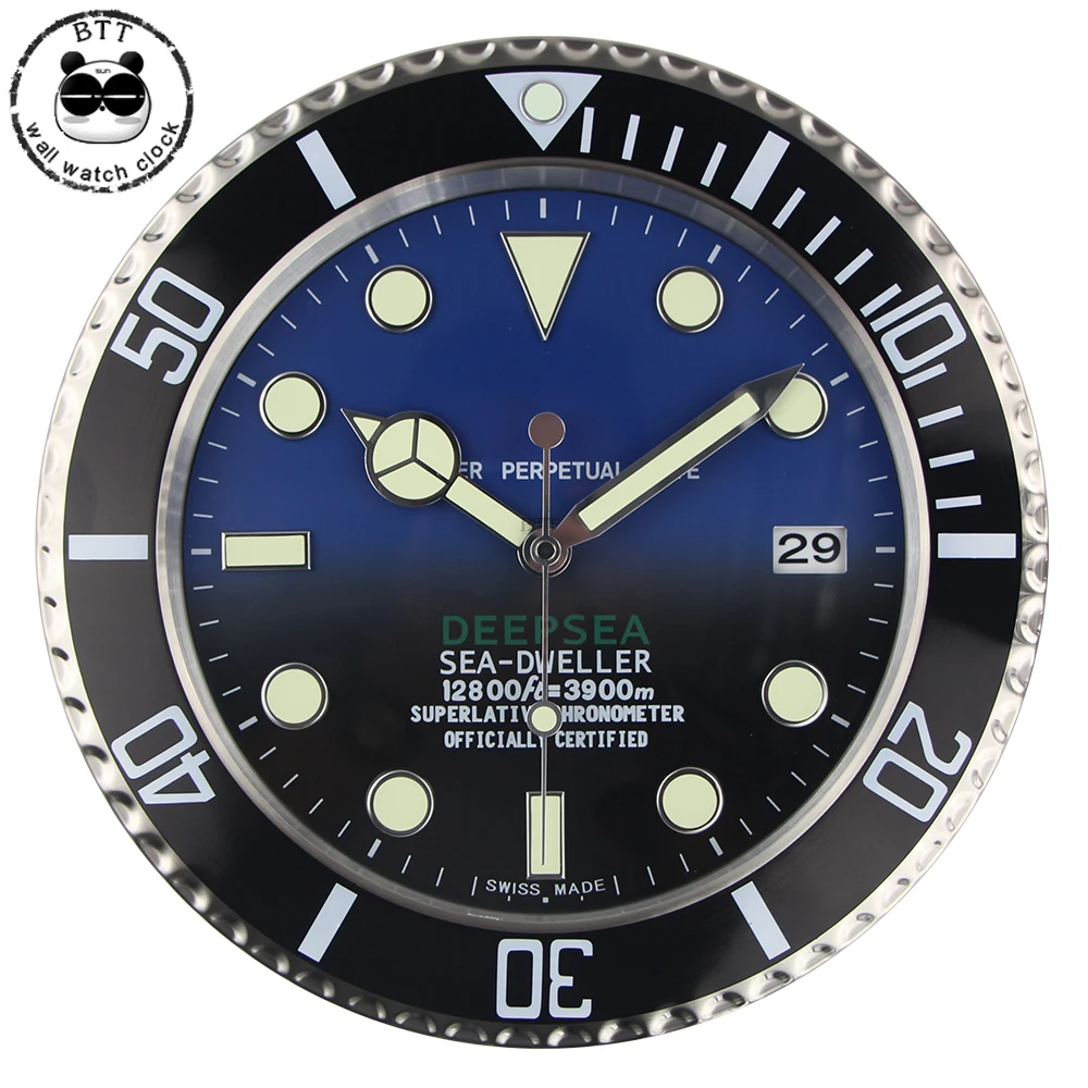 

Luxury Design Wall Clock Metal Watches Clock Relogio De Parede Horloge Decorativo with Corresponding Logos