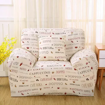 

Modern Simple Spandex Stretch Polyester Sofa Cover Geometric Music Note Tightly All-inclusive Couch Cover Removable Slipcover