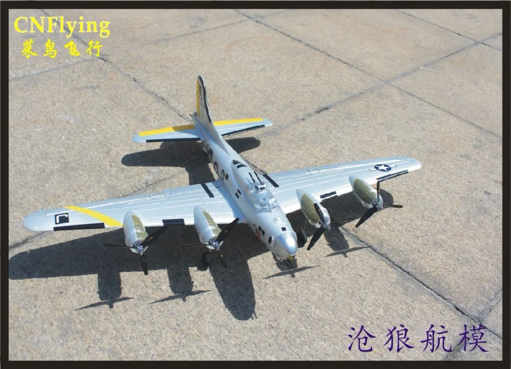 Macfree B 17 B17 RC самолет щеткой 2 4 ГГц 6CH встроенным 6 оси гироскопа фиксированной крыло