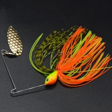 WLDSLURE 1pcs 12g Spinner Bait with Brass Fishing Spoon Lure Metal Jig Jigging lure Swimbait Spinnerbait 10pcsbrass tickers brass lure bodies brass weight sinker diy spinner buzzbait fishing lures