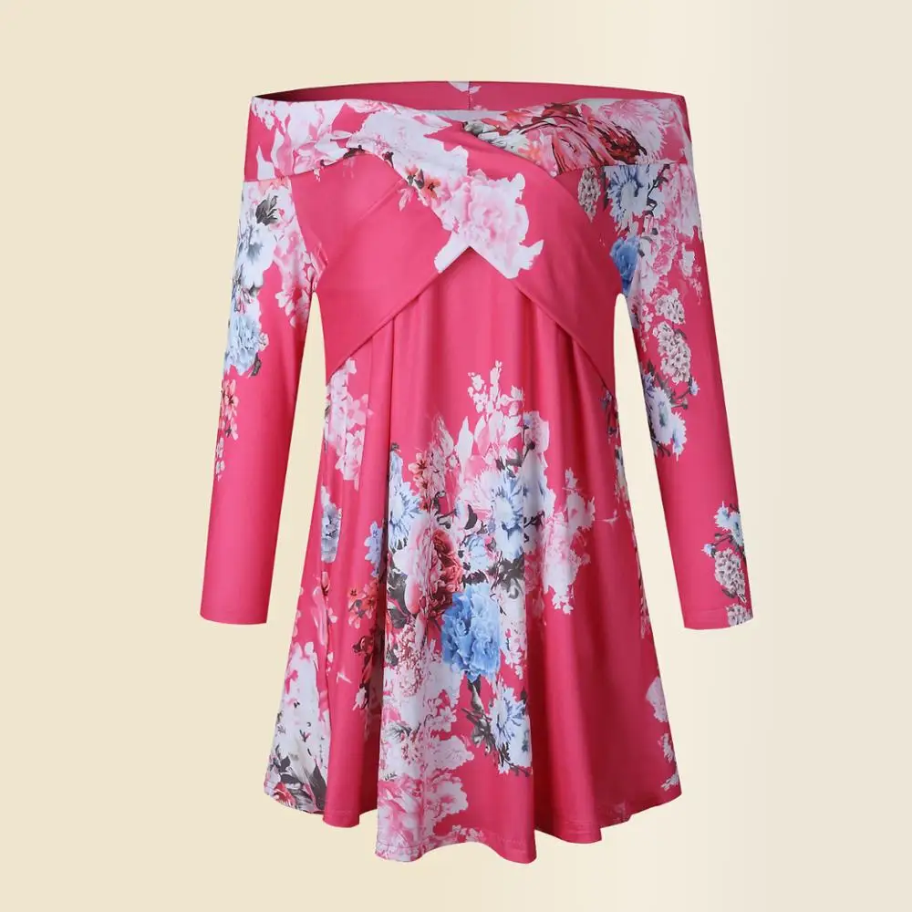 Блузы для беременных женские рубашки блузки для беременных топы с вырезом лодочкой повседневная одежда для мам AUROLA STAR