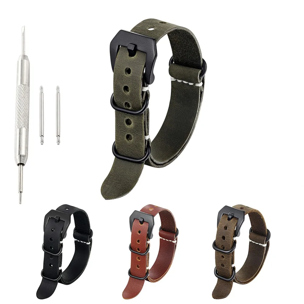 Original KZfashion  Leather strap for 18mm 20mm 22mm 24mm 26mm wide strap Accessories Fashion leather strap