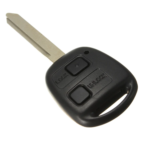 2 кнопки корпус автомобильного ключа дистанционного управления Ремонтный комплект переключатели кнопки Toy47 с нерезанным лезвием для Toyota Avensis