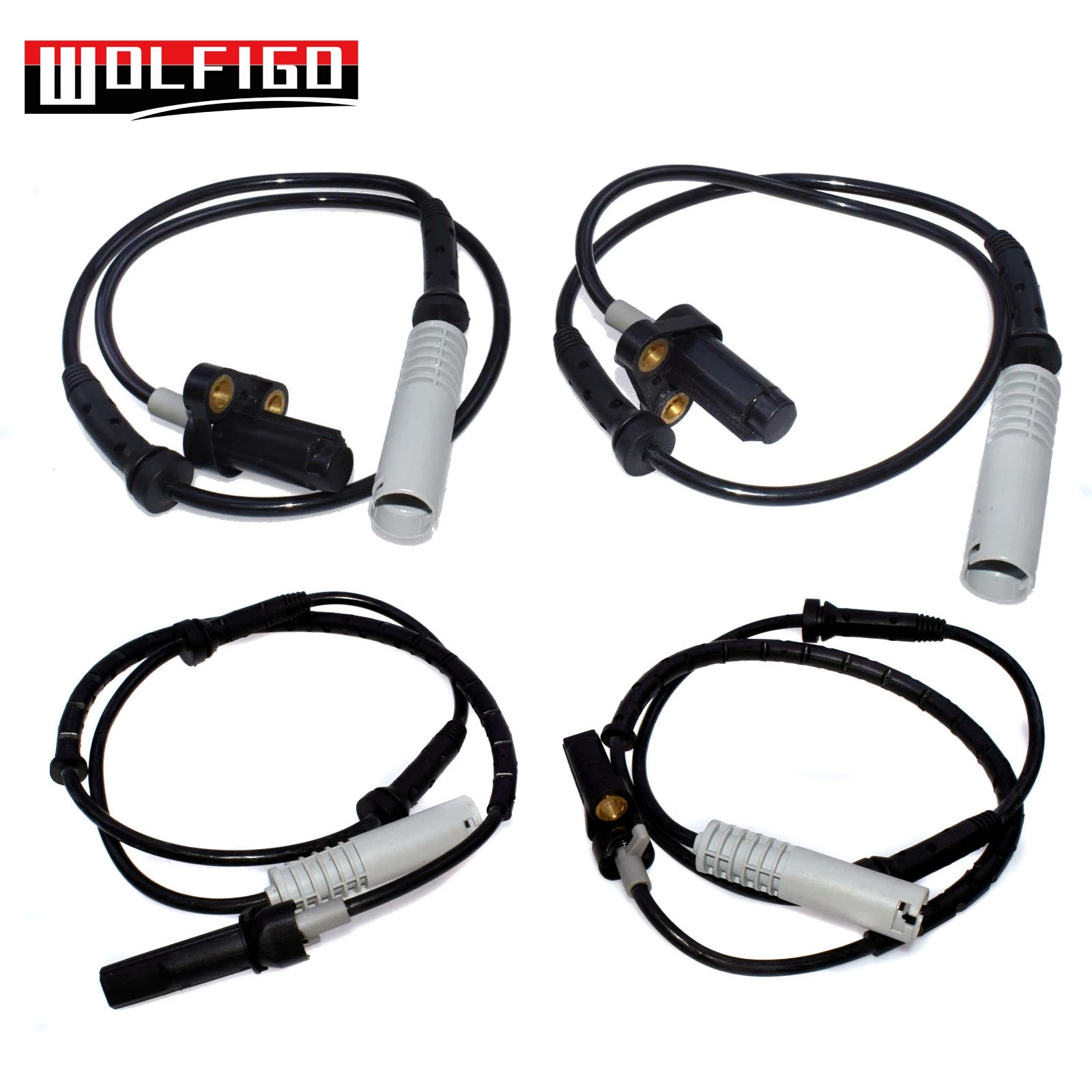 RIGHT WHEEL ABS SPEED SENSORS 34521182160 SET for BMW E39 528i REAR AXLE LEFT