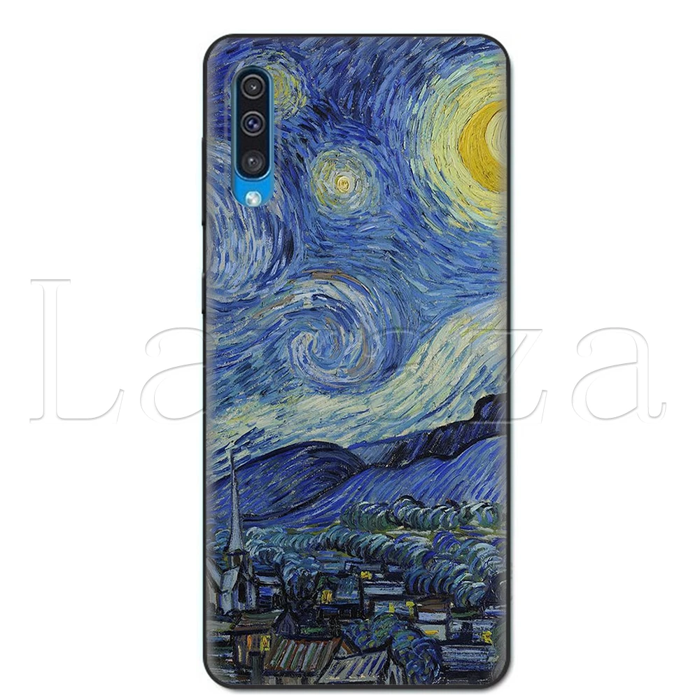 2 Lavaza Тонкий Ван Гог Звездная ночь мягкий чехол для samsung Примечание A3 A5 A6 A7 A8 A9 A10s A20s A30s A40s A50s 10 A70 8 9 J6 плюс - Цвет: 2
