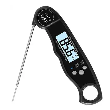 

Waterproof Digital Thermometer Instant Read Thermometer with Calibration and Backlight for Kitchen