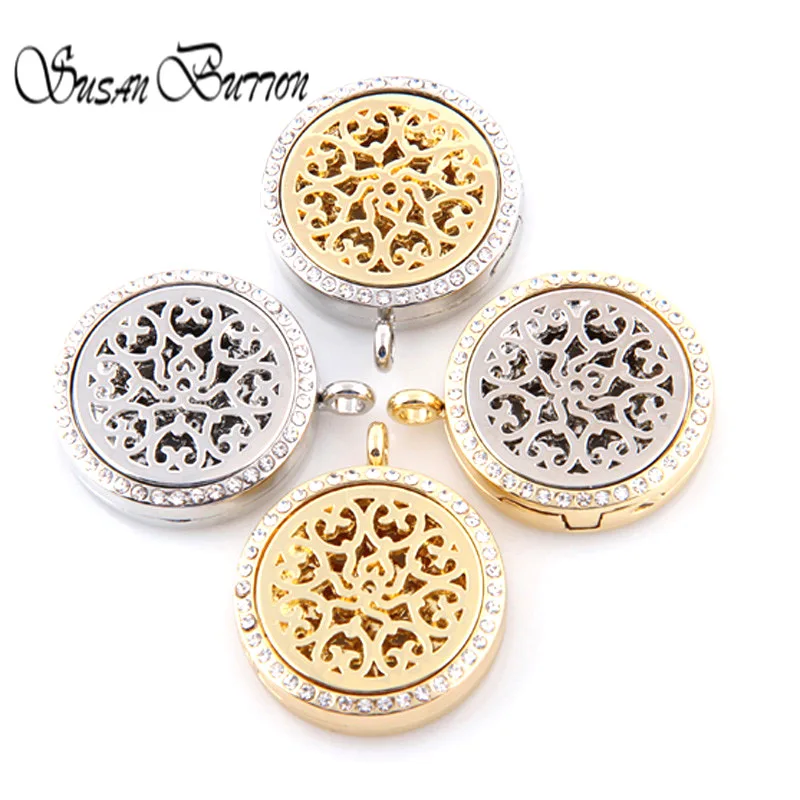 New Mixed 30mm Crystal Round Aromatherapy Essential Oil Diffusing