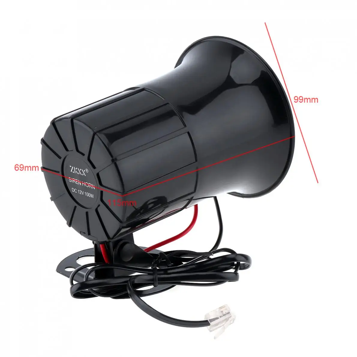 100W 12V 6 звук автомобиля Динамик громкая сирена Рог 105 115db голосовые подсказки с