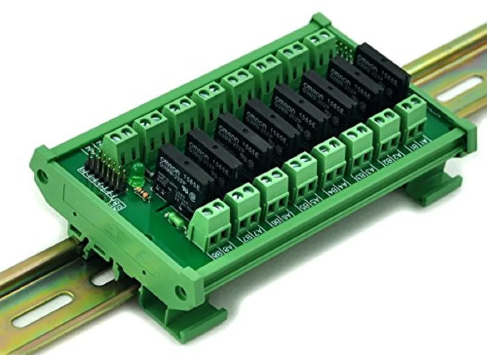 Электроника Salon DIN Rail Mount DC5V 8 каналов 2 ампер модуль твердотельный релейный плата