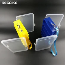 Kesaike открытый Пластик Водонепроницаемый приманки Рыбалка коробка Double Side ясно щели Рыбалка приманки Коробка снасти Дело Box Рыбалка Интимные аксессуары