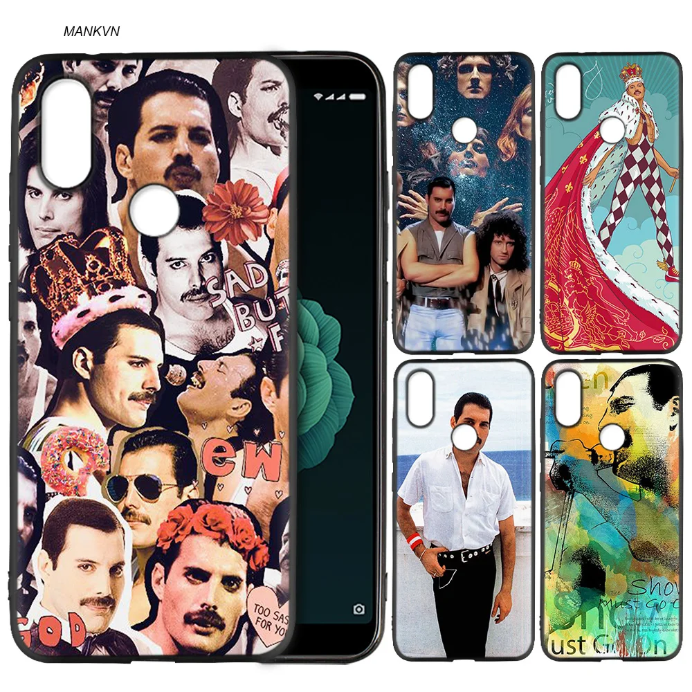 

Silicone Soft Case Cover for Xiaomi A2 Lite A1 Redmi S2 Note 5 Plus 6 6A 4 4X Pro Poco F1 Queen Freddie Mercury