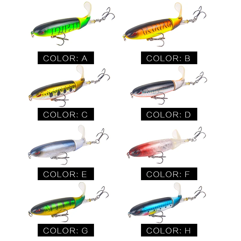 SEAPESCA Whopper Plopper 100 мм 13 г Искусственная верхняя водная рыболовная приманка