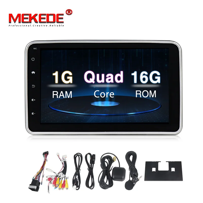 8 "вращение дисплей Универсальный 1din автомобиля радио gps android 8,0 DVD плеер для VW Nissan TOYOTA Volkswagen peugeot С Wi Fi BT