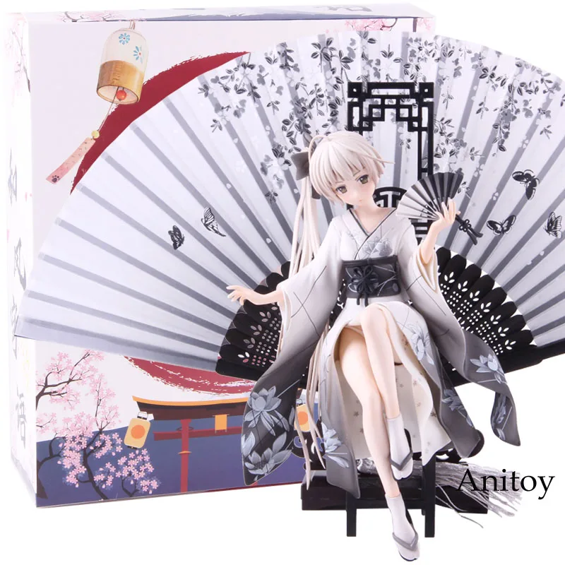 Кимоно касуга сора из аниме Yosuga No Sora. ПВХ фигурка Коллекционная модель игрушки - Цвет: white