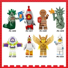 Single Sale Building Blocks Buzz Lightyear Compatible legoINGly Bricks Figures Children s Toys unicorn Lady Liberty