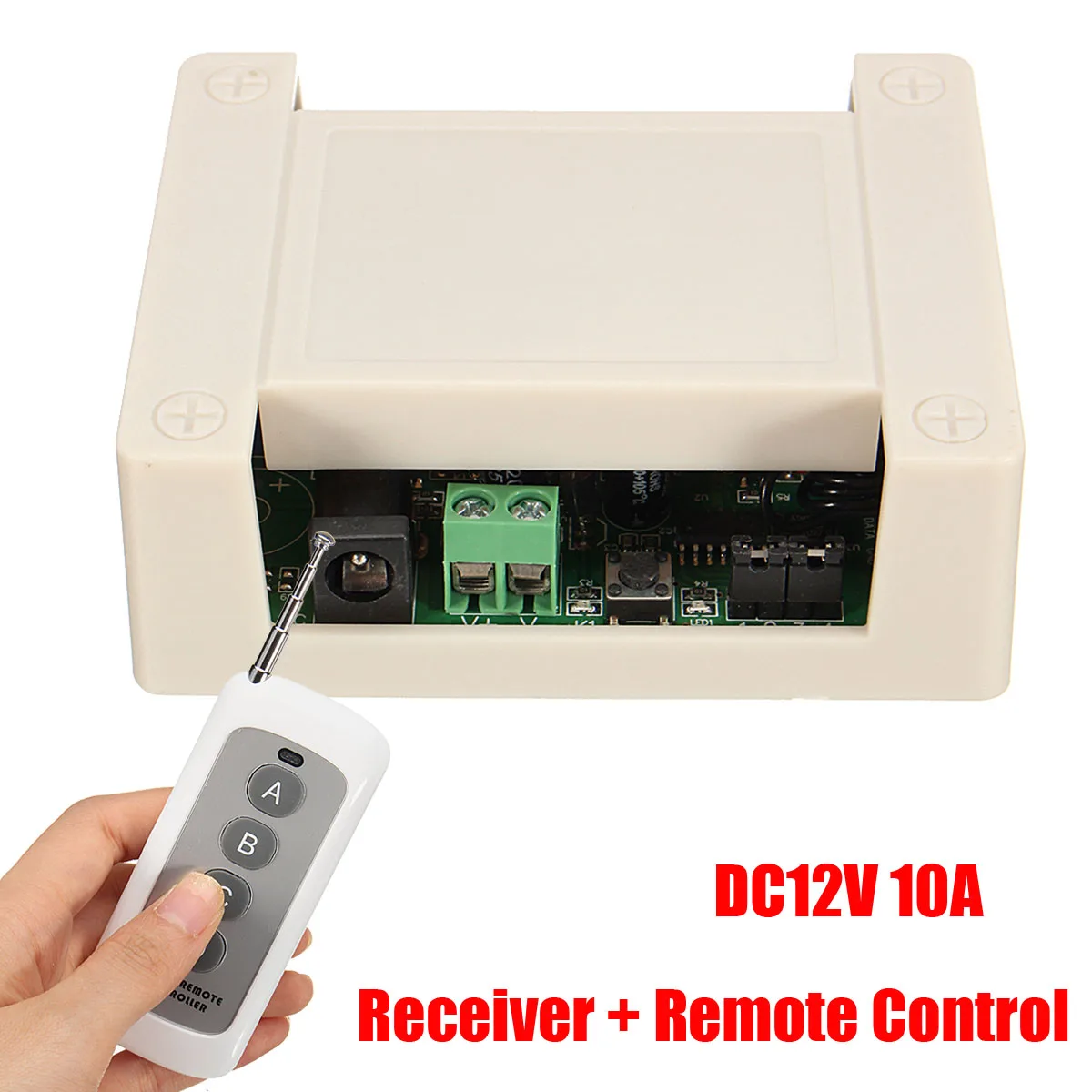 

12V/24V 10A Motor Switch Receiver + Remote Control For Electric DC Linear Actuator Wireless Remote Control Transmitter Receiver