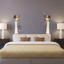 Стикеры s личностные креативные Древние египетские горничные настенные стикеры наклейки duvar стикеры cocuk odsi украшения salle de bain