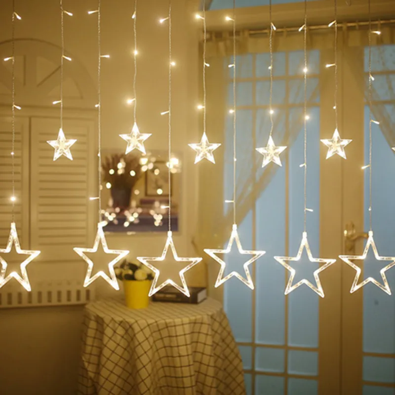 12led-2-5M-LED-String-lights-Star-Shaped-Fairy-Lights-For-Wedding-Party-Christmas-Holiday-Garland