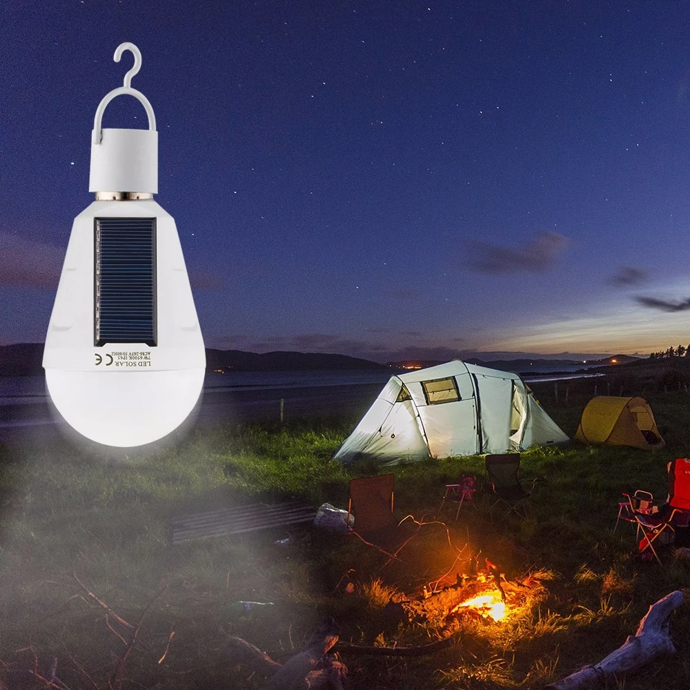 

BOLEDENGYE Portable Solar Light 7W Solar Powered Energy Lamp 5V LED Bulb for Outdoors Camping Light Tent Solar LED Bulbs