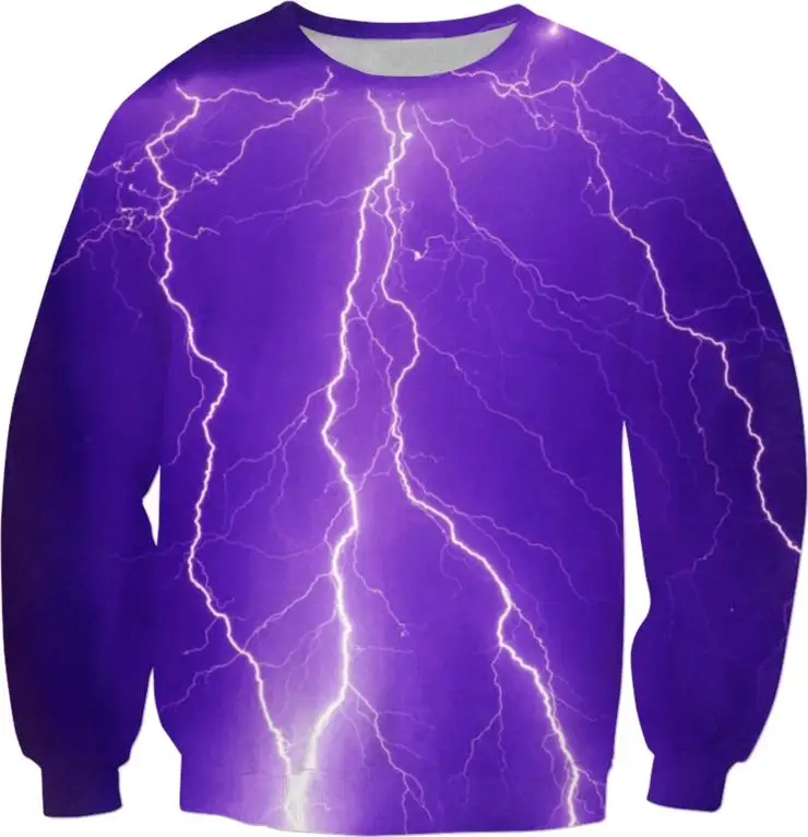 

Lightning Harajuku Sweatshirt Hobbes Printed Jogger Hip Hop Hoody Crewneck Pullover 3d Hoodies