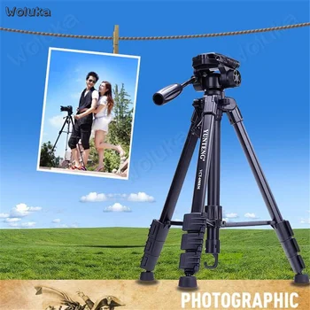 

Portable Tripod micro-SLR camera triangle Bracket Photography mobile phone live camera projector Outdoor Tripod CD50 T02