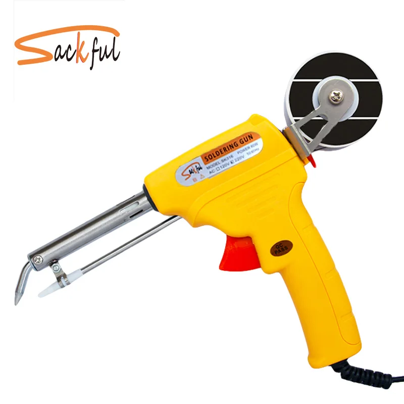 

60W 120-220V EU US Soldering Iron with Tin Wire Stent Electric Soldering Iron Rework Station Desoldering Pump Welding Tool