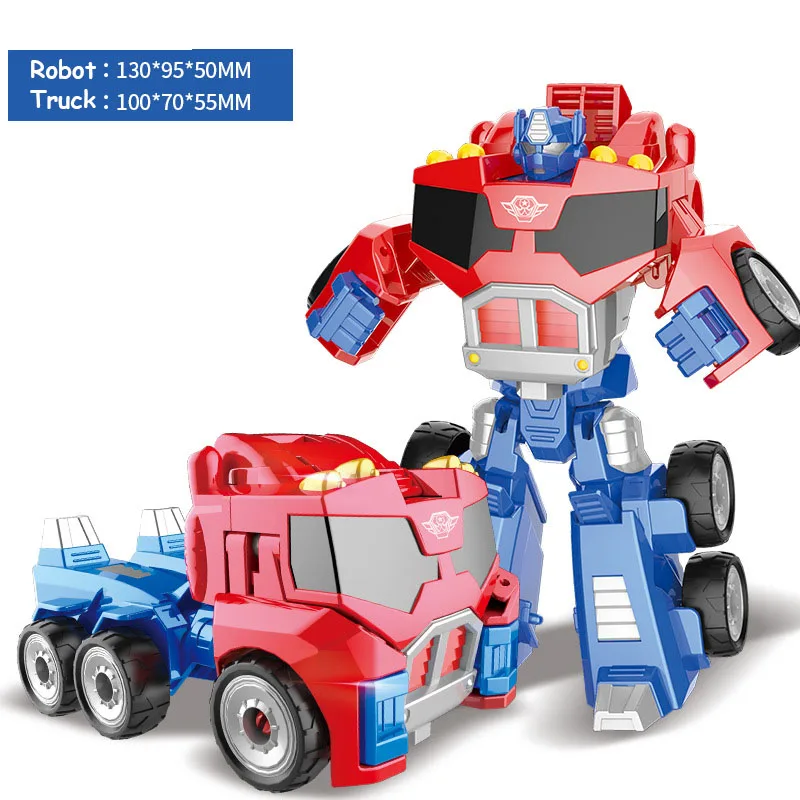 Children Robot Toy Transformation Anime Series Action Figure Toy 2 Size Robot Car Alloy + ABS Plastic Model Toy for Child Gift Children Robot Toy Transformation Anime Series Action Figure Toy 2 Size Robot Car Alloy + ABS Plastic Model Toy for Child Gift