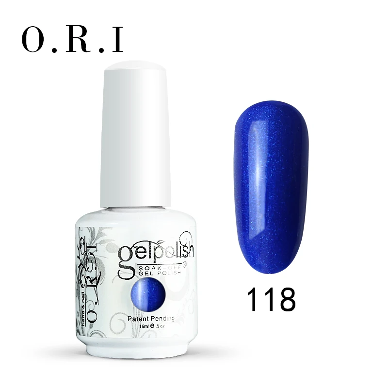 ORI Гель-лак для ногтей 15 мл 58 цветов УФ Гибридный Гель-лак набор для наращивания ногтей маникюр Дизайн ногтей ногти гель лак - Цвет: 118