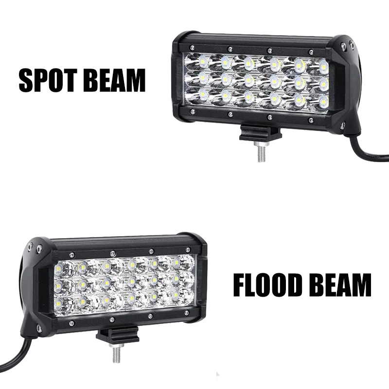 Oslamp 1" 20" 2" 28" 3" 44" 3-строки, светодиодные панели offroad combo Луч работы свет бар DC12v 24 В Грузовик внедорожник ATV 4WD 4x4 привело бар