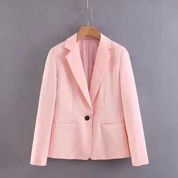 

Women's suits spring and autumn new wild temperament solid color casual blazer slim trousers two-piece（jacket pants）