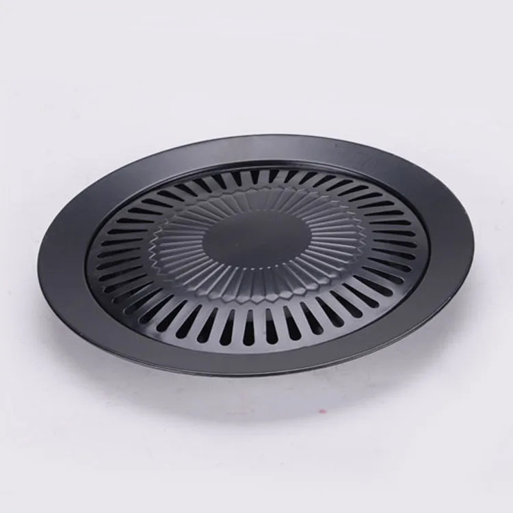 

New Cooking Tools Non-stick Gas Grill Pan Refined Iron Black Barbecue BBQ Frying Roasting Pans Outdoor Saucepan Panela Sartenes