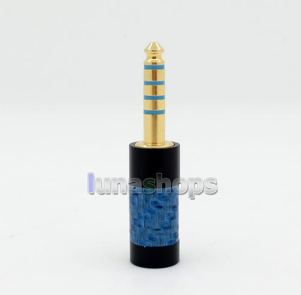 LN005865 CY2017 Blue Carbon Shell 4 4mm Headphone Earphone Adapter For Sony PHA 2A TA ZH1ES NW WM1Z NW WM1A AMP Player