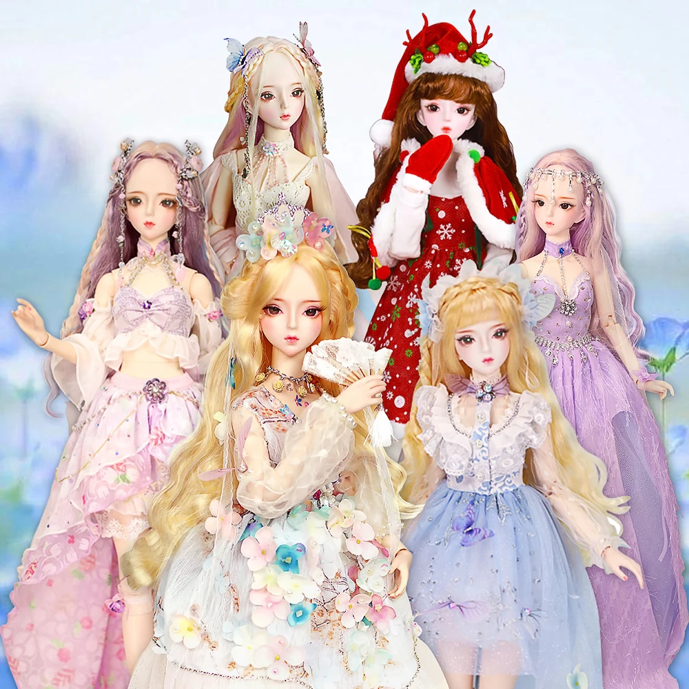 DBS 1/3 BJD игрушки 62 см DF модные принцессы шарнирные куклы Великолепная одежда и