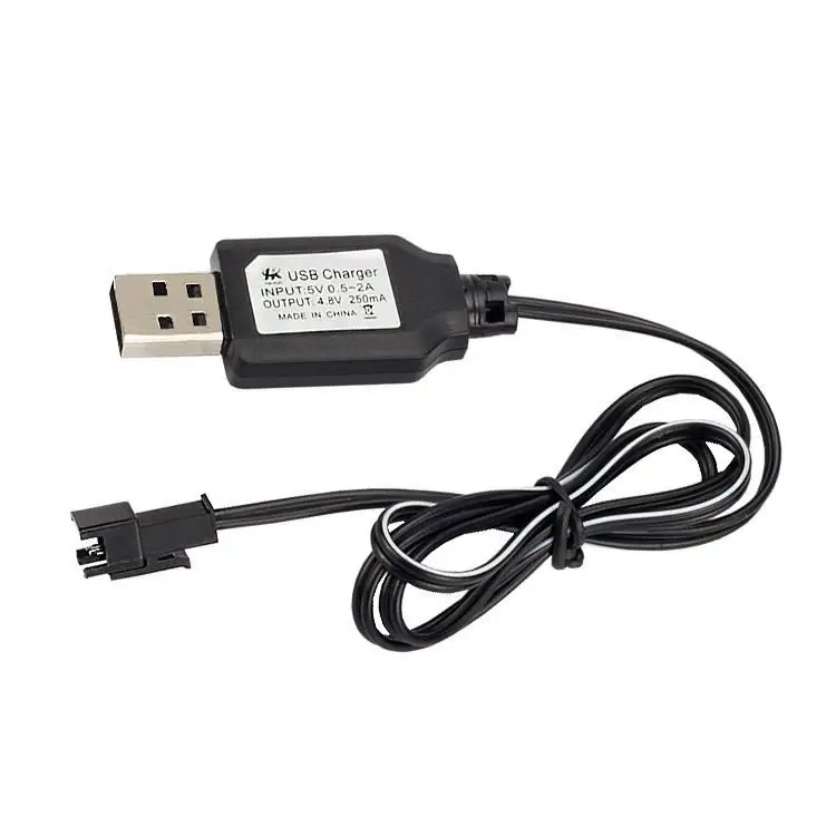 Ewellsold USB зарядное устройство с SM/JST/штекером TAMIYA для 3,6 V 4,8 V 6,0 V 7,2 V 9,6 V Ni-CD/никель-металл-гидридная аккумуляторная батарея 2 шт