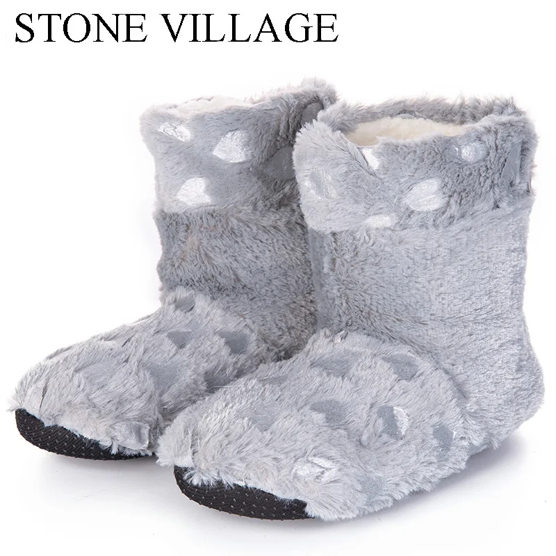Новинка 2018 зимняя обувь STONE Town искусственная хлопковая супермягкая домашняя