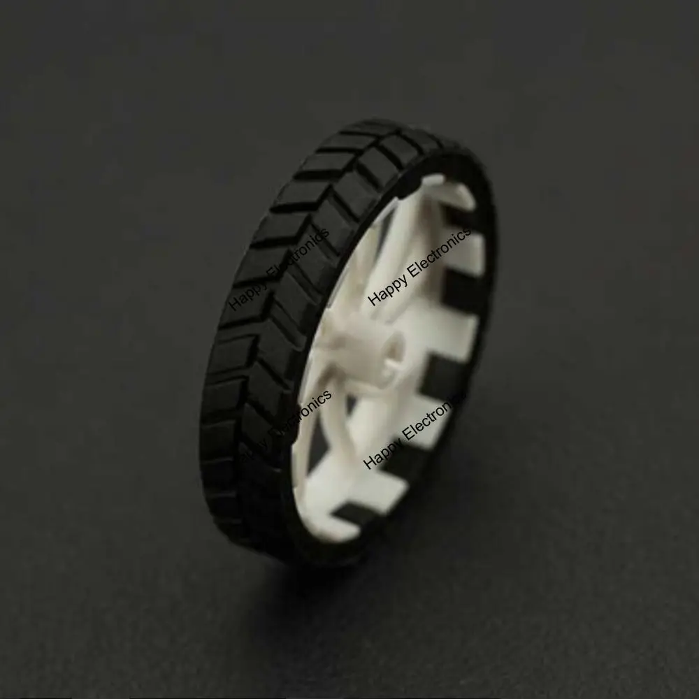 DFRobot 2 шт. пара N20 из АБС-пластика с резиновыми колесами 43x9 мм с зубья ступицы б/у кодировщик отзывы для Создание елочных игрушек Solarbotics металлические шестеренки
