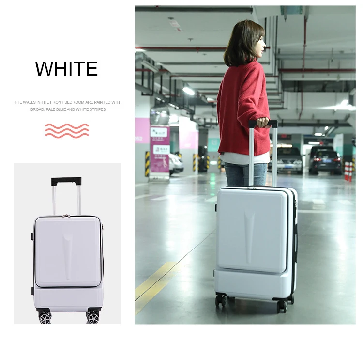 24''creaty Rolling luggage Spinner чемодан на колесиках для мужчин и женщин Дорожная сумка на колесиках 20 дюймов багаж с сумкой для ноутбука