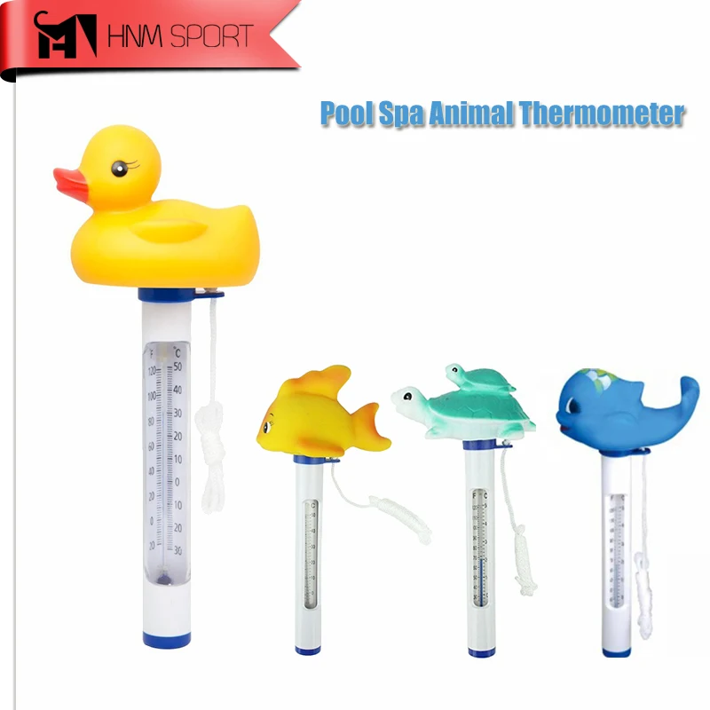 Cute Animal Floating Spa and Pool Thermometer Shatter Resistant for All