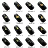 Approx. 1000pcs/bag Silver/Gold Bee Bird Cat Kitty Pineapple non-adhesive Soft Metal Sticker Nail Art Deco 2