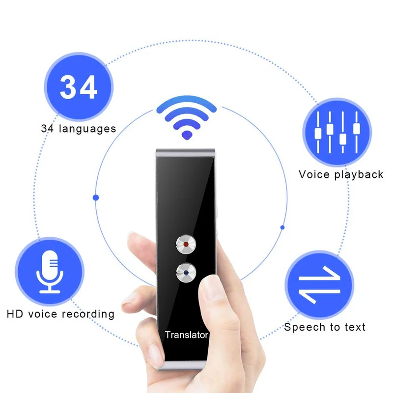 Переносной Bluetooth переводчик на 40 языков в режиме реального времени|Электронные