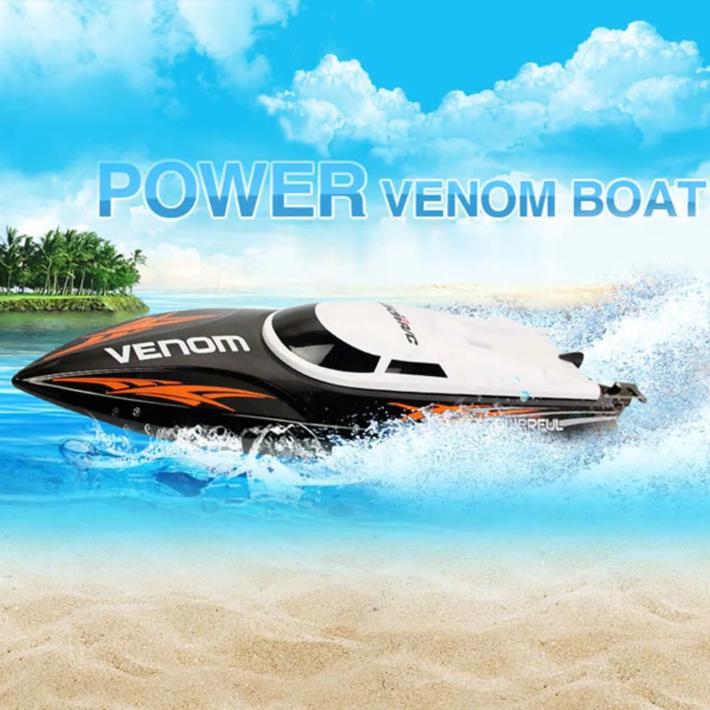 

Tempo Power Venom 2.4G Remote Control Racing RC Boat With Auto Rectifying Deviation Direction Function Child Electric Water Toy